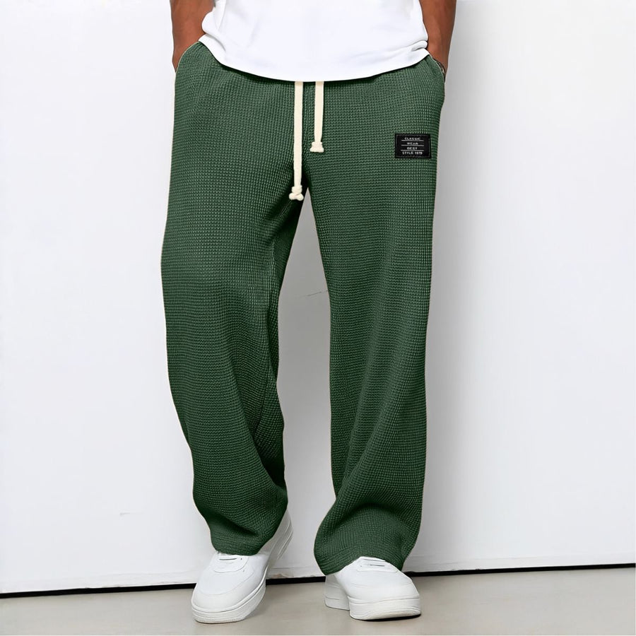 ROUSSEL PARIS | Pantalon Homme Confortable Coupe Ample et Ceinture Ajustable
