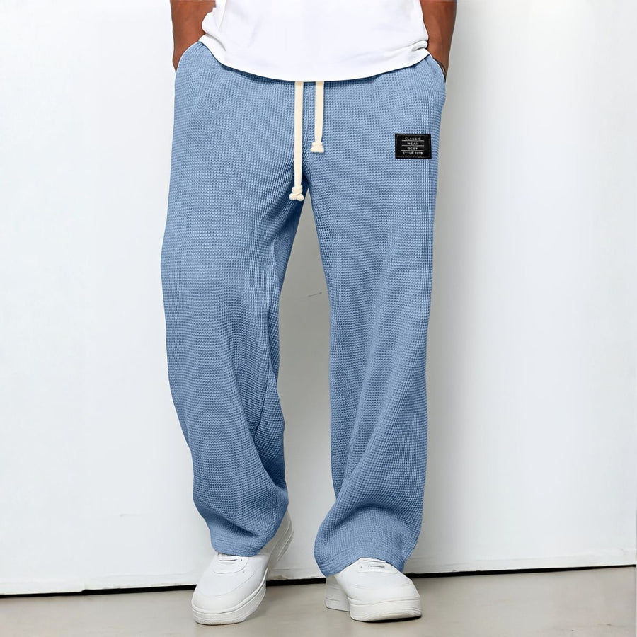 ROUSSEL PARIS | Pantalon Homme Confortable Coupe Ample et Ceinture Ajustable