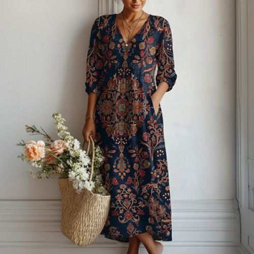 ROUSSEL PARIS | ROBE IMPRIMÉE BOHO POUR FEMME