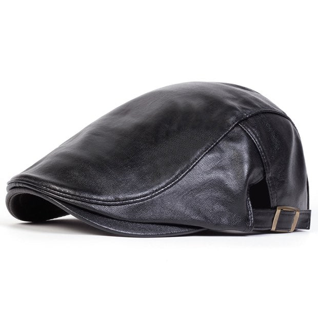 ROUSSEL PARIS | Casquette plate en cuir