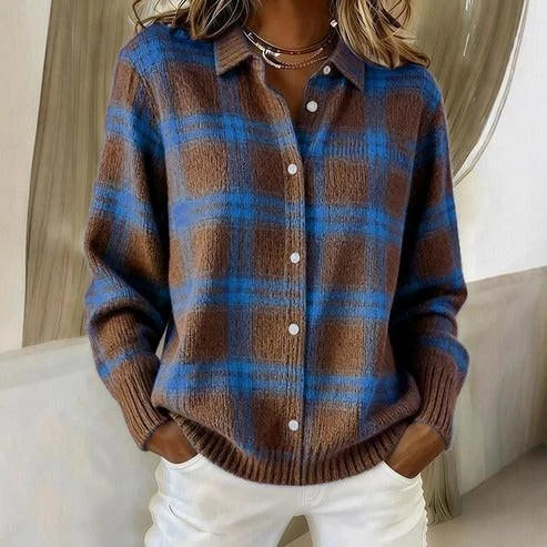 ROUSSEL PARIS | Cardigan tricoté à carreaux
