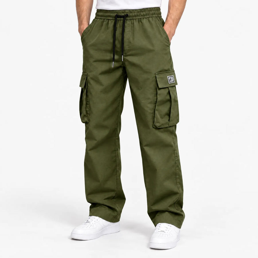 ROUSSEL PARIS | Pantalon cargo homme | Coupe décontractée avec de nombreuses poches