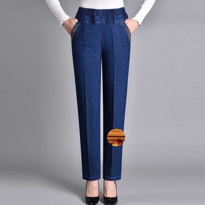 ROUSSEL PARIS | Jean femme avec poches latérales et taille élastique
