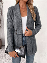 ROUSSEL PARIS | Cardigan Femme Élégant - Devant Ouvert & Taille Cintrée
