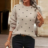 ROUSSEL PARIS | PULL EN MAILLE À POIS POUR FEMME