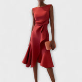 ROUSSEL PARIS | Robe Midi Asymétrique Drapée