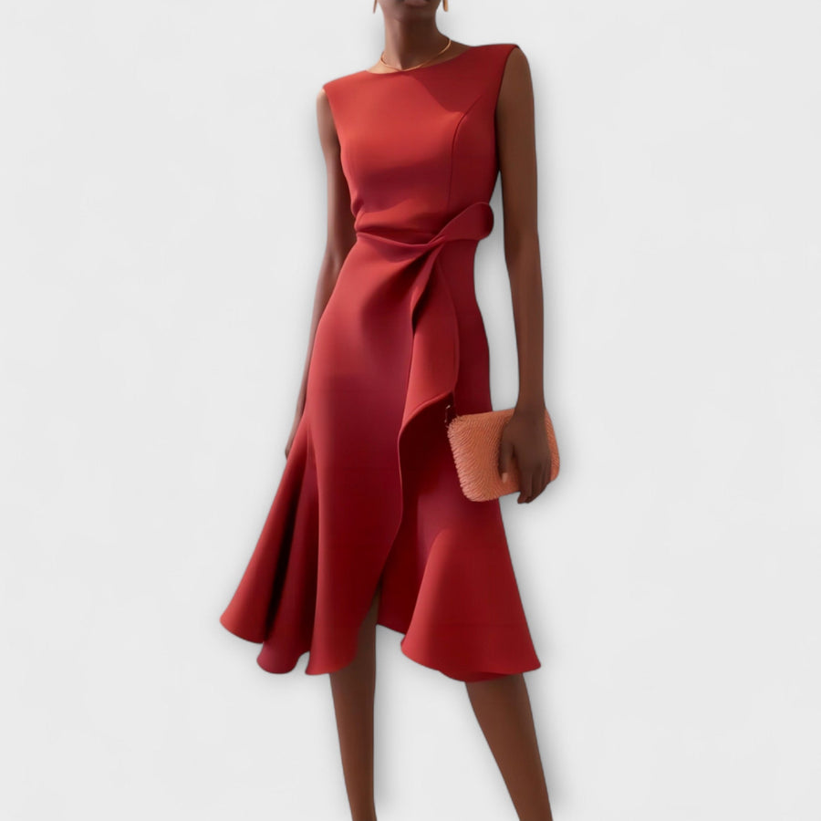 ROUSSEL PARIS | Robe Midi Asymétrique Drapée