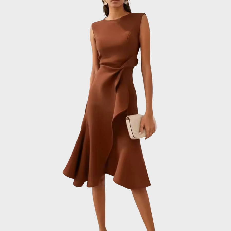 ROUSSEL PARIS | Robe Midi Asymétrique Drapée