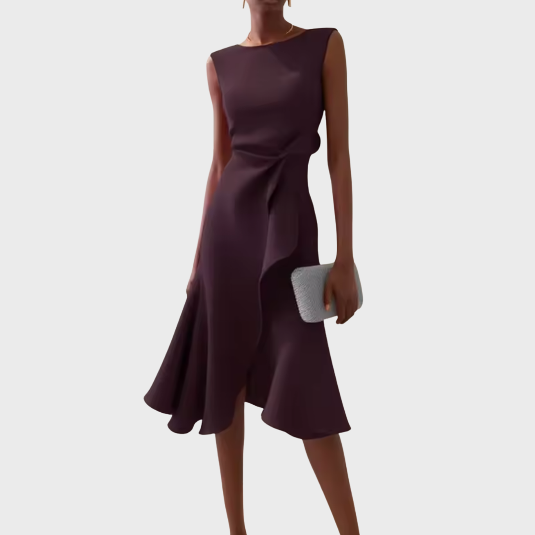 ROUSSEL PARIS | Robe Midi Asymétrique Drapée
