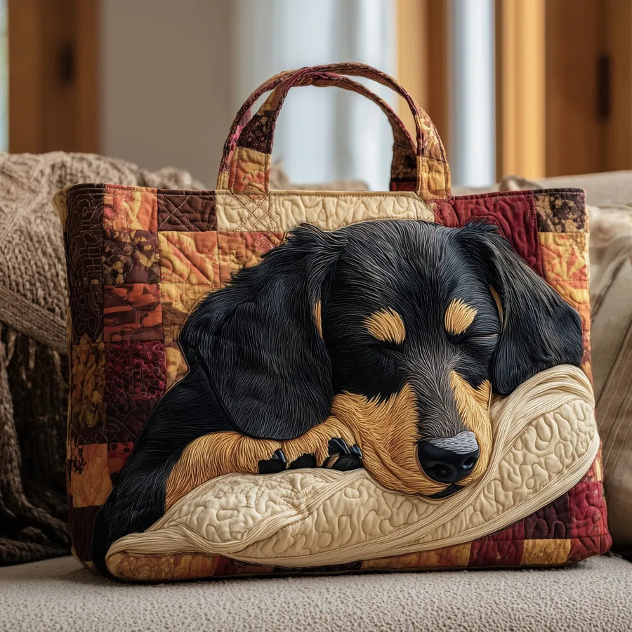 ROUSSEL PARIS | Sac artisanal motif teckel