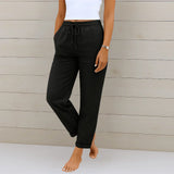 MOREAU LYON | PANTALON EN LIN EXTENSIBLE POUR FEMMES