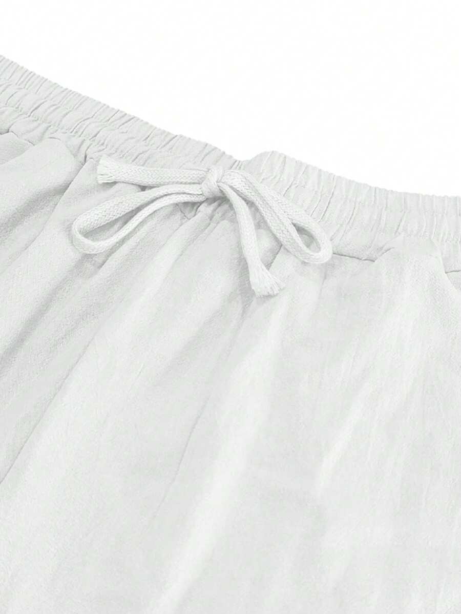 MATHIS | PANTALON LÉGER EN LIN AVEC CORDON