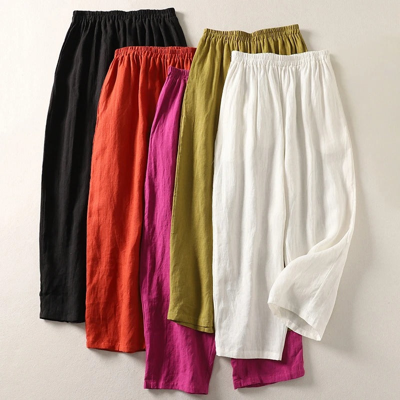 ROUSSEL PARIS | Amalia™ - Pantalon fluide en coton et lin