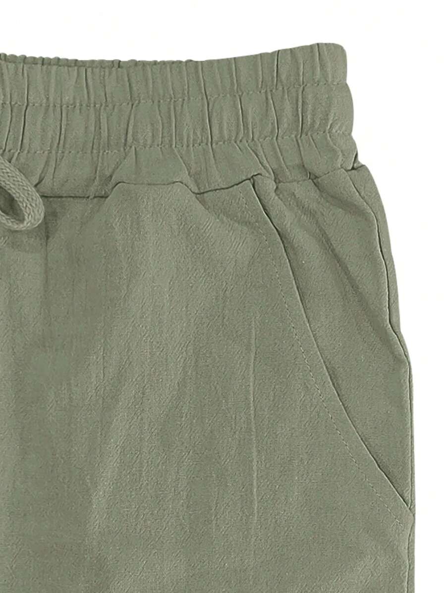 MATHIS | PANTALON LÉGER EN LIN AVEC CORDON