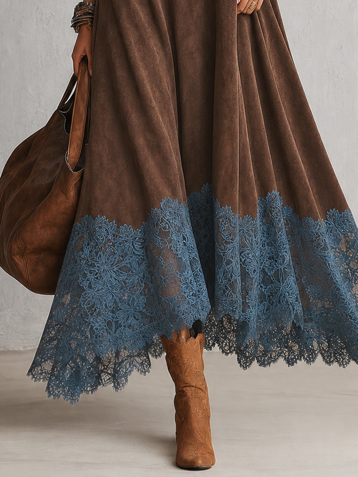 ROUSSEL PARIS | Robe Longue en Dentelle