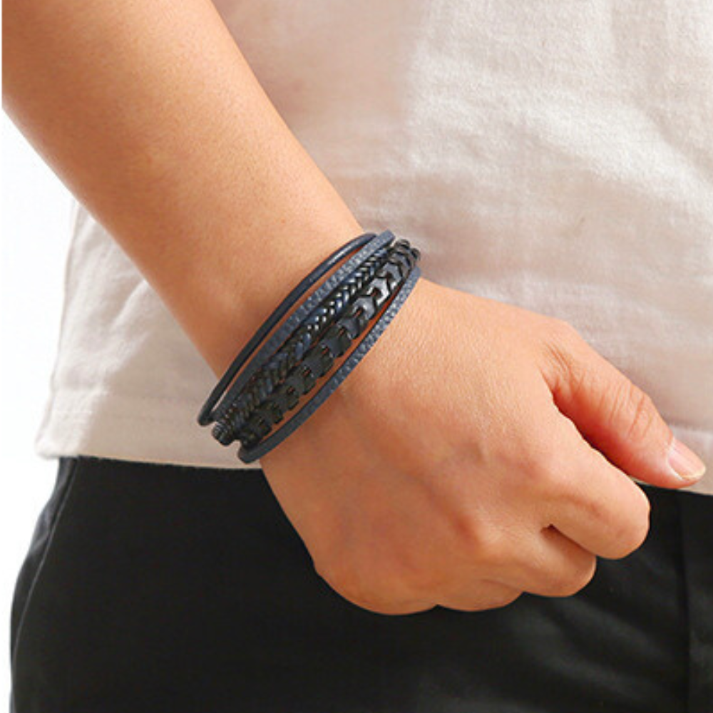 ROUSSEL PARIS | BRACELET HOMME EN CUIR DE LUXE
