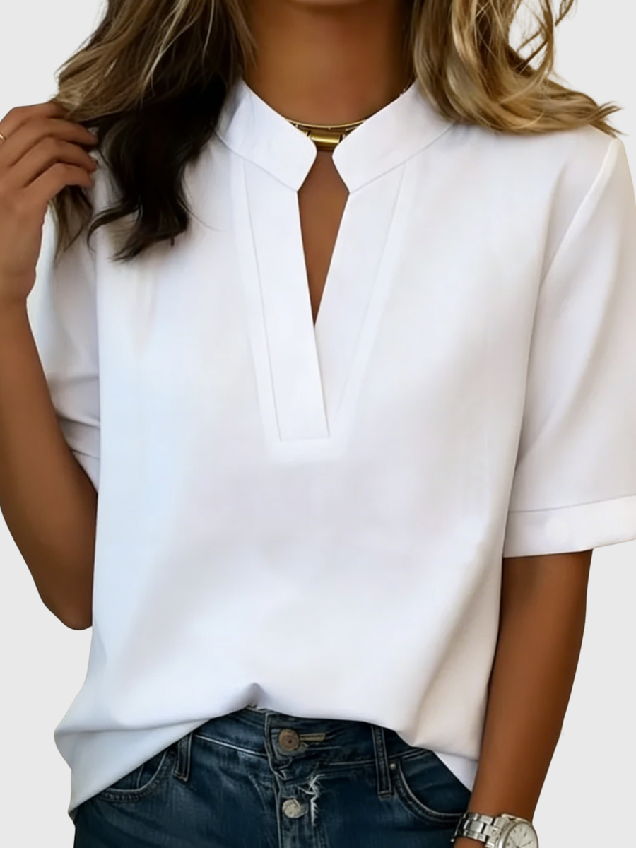 ROUSSEL PARIS | Blouse Élégante à Col Raffiné
