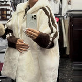 ROUSSEL PARIS | Manteau Peluche à Capuche Ultra-Doux