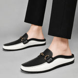 ROUSSEL PARIS | Mocassin Sabot en Cuir Homme - Respirant