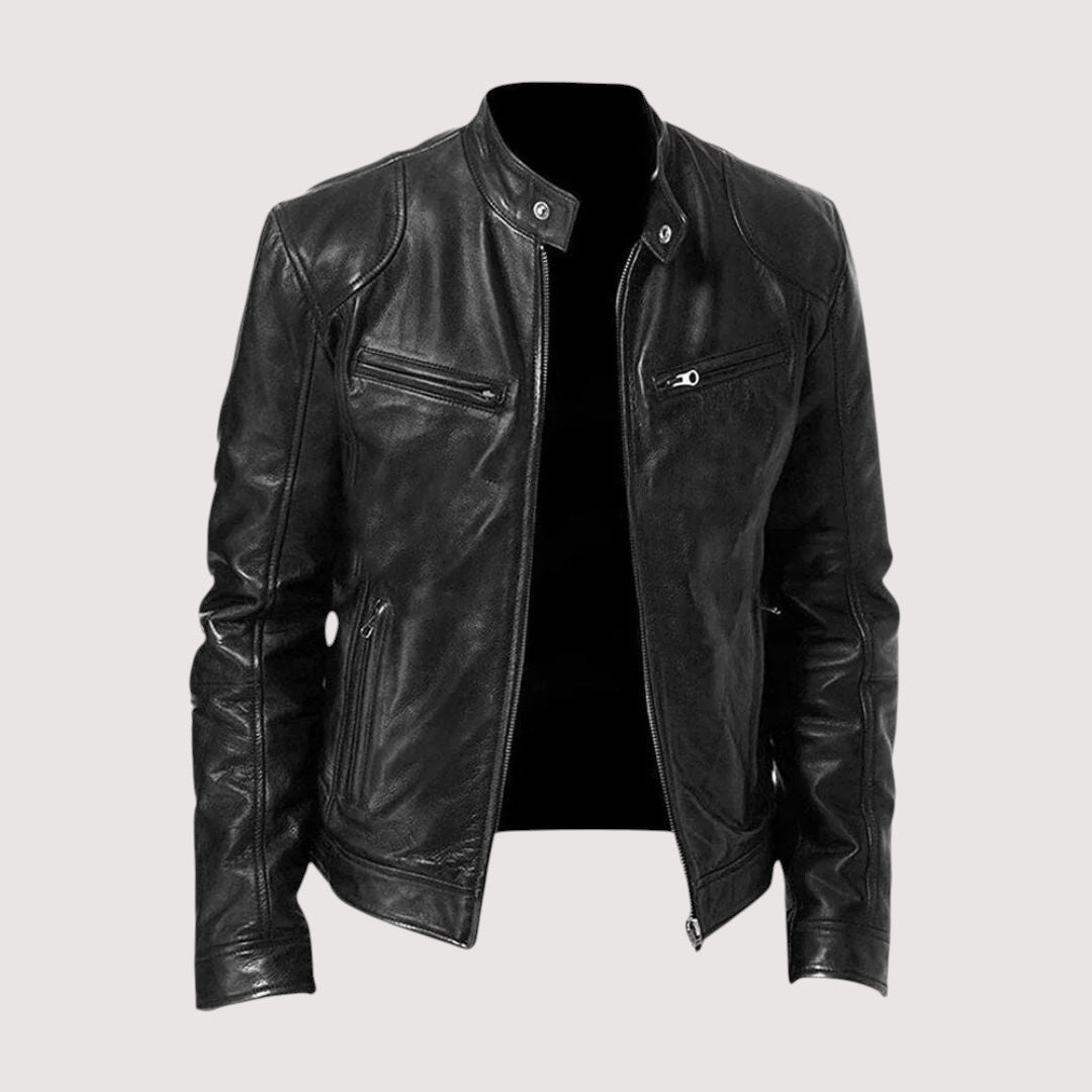 ROUSSEL PARIS | VESTE EN CUIR HAUT DE GAMME ÉLÉGANTE POUR HOMME