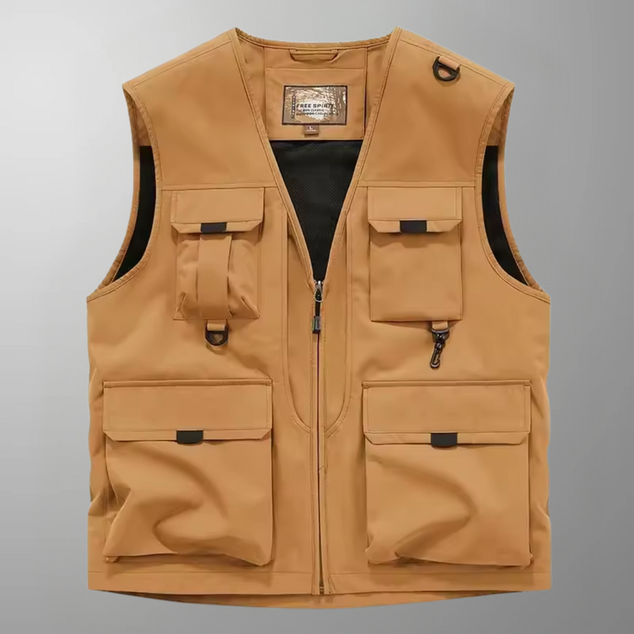 ROUSSEL PARIS | Gilet cargo élégant et décontracté