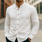 LAURENT MONACO | CHEMISE EN LIN ET COTON