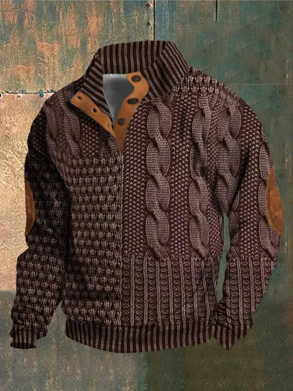 LAURENT MONACO | PULLOVER CHAUD À MOTIF