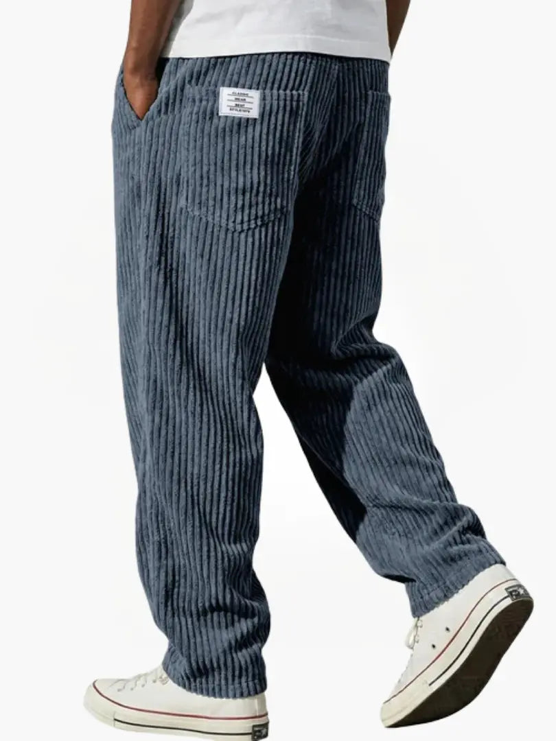 ROUSSEL PARIS | Pantalon en velours côtelé à taille élastique pour homme