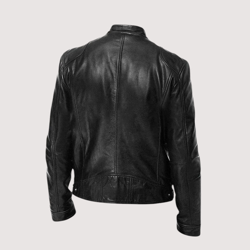 ROUSSEL PARIS | VESTE EN CUIR HAUT DE GAMME ÉLÉGANTE POUR HOMME