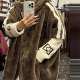 ROUSSEL PARIS | Manteau Peluche à Capuche Ultra-Doux