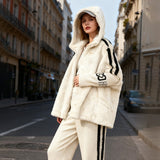 ROUSSEL PARIS | Manteau Peluche à Capuche Ultra-Doux