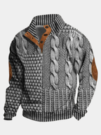LAURENT MONACO | PULLOVER CHAUD À MOTIF