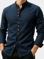 LAURENT MONACO | CHEMISE EN LIN ET COTON