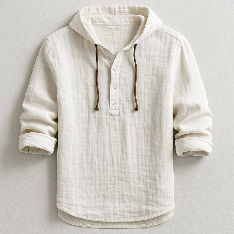 ROUSSEL PARIS | CHEMISE DE LUXE AVEC CAPUCHE