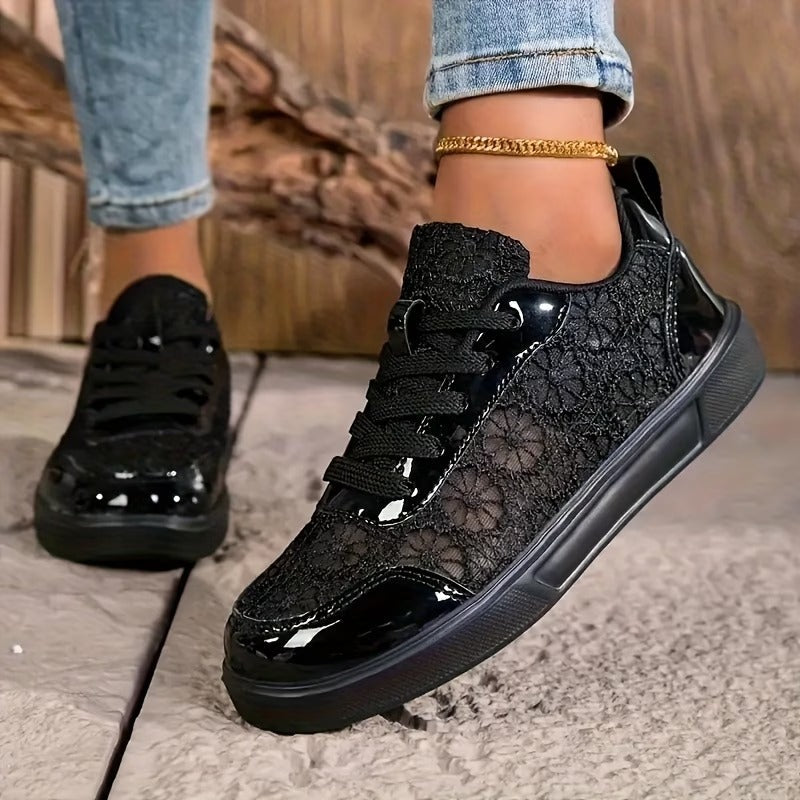 ROUSSEL PARIS | Baskets en Dentelle Florale