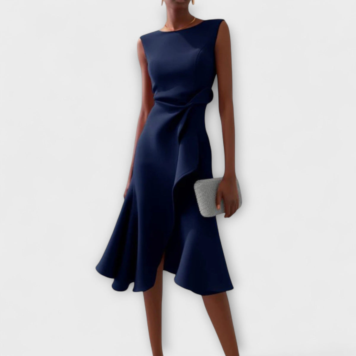 ROUSSEL PARIS | Robe Midi Asymétrique Drapée