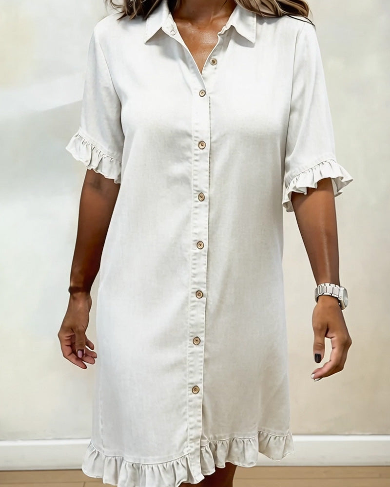 ROUSSEL PARIS | Robe Quinn™ Douce Coupe Décontractée Légère Style Casual
