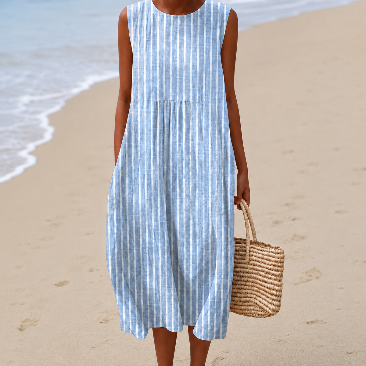 ROUSSEL PARIS | Robe Midi Fleurie Ample Camouflage Ventre Livia