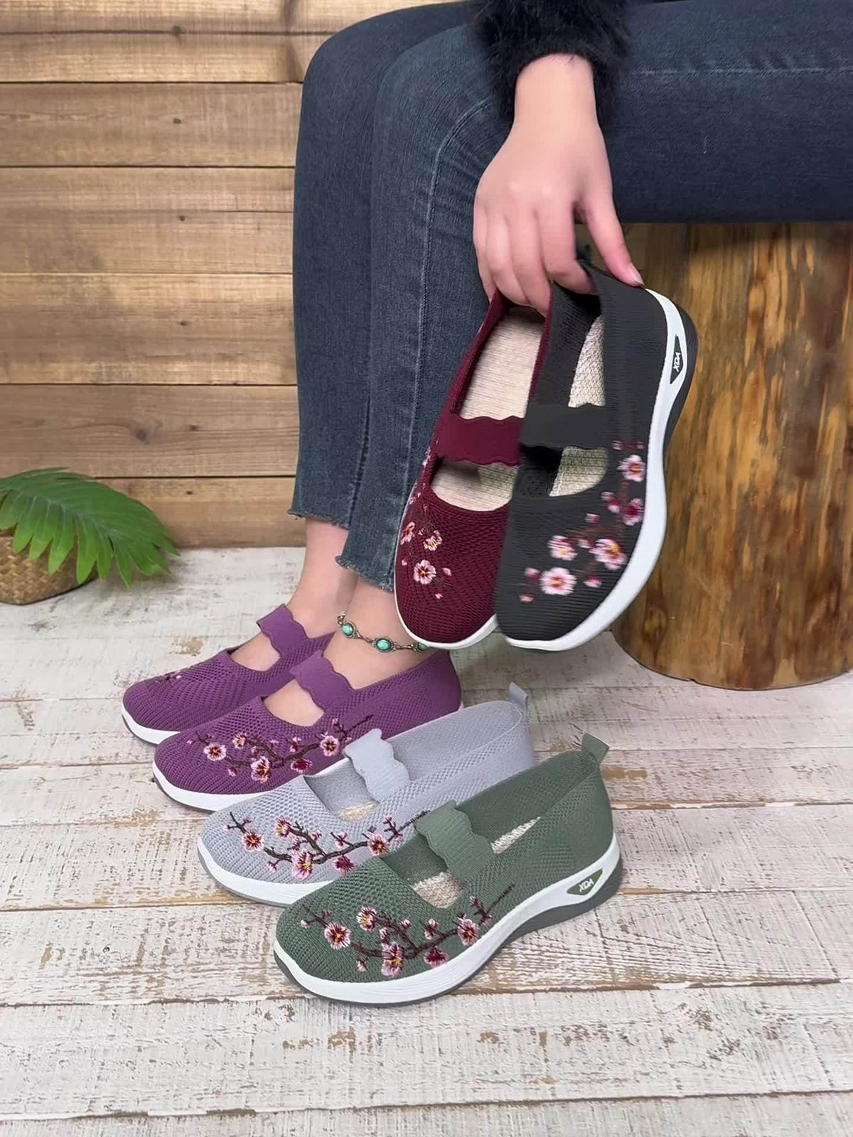 ROUSSEL PARIS | BASKETS FLORALE EMBROIDÉES POUR FEMMES