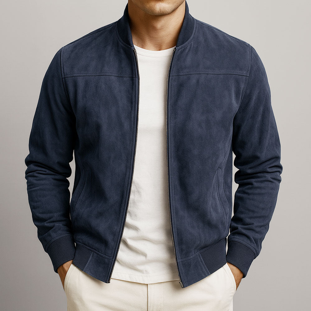 ROUSSEL PARIS | Veste en daim façonnée à la main