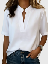 ROUSSEL PARIS | Blouse Élégante à Col Raffiné