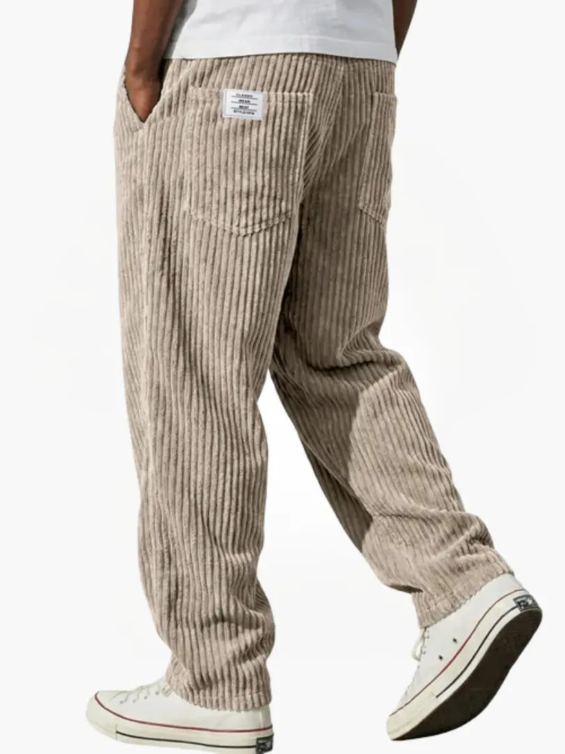 ROUSSEL PARIS | Pantalon en velours côtelé à taille élastique pour homme