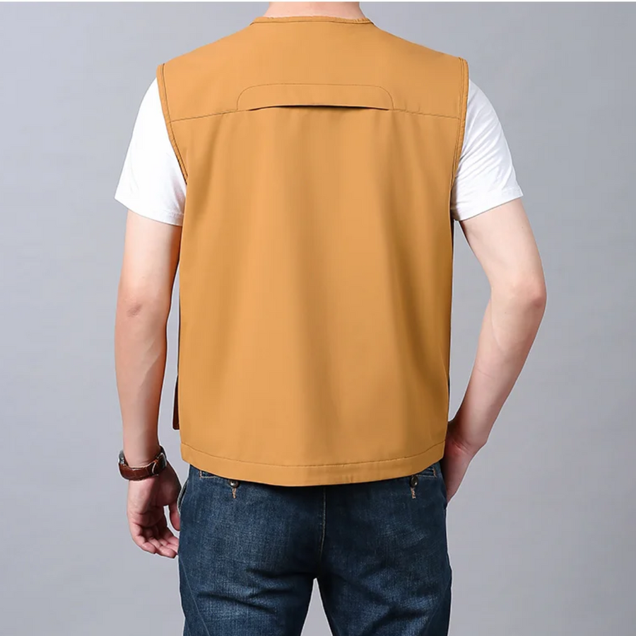ROUSSEL PARIS | Gilet cargo élégant et décontracté