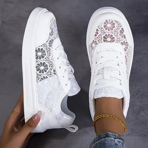 ROUSSEL PARIS | Baskets en Dentelle Florale