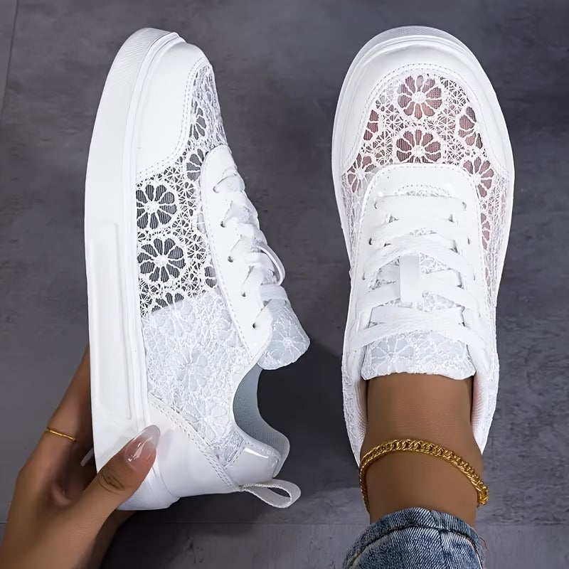 ROUSSEL PARIS | Baskets en Dentelle Florale