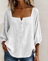 MOREAU LYON | BLOUSE À COL CARRE POUR FEMMES