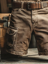 ROUSSEL PARIS | Short cargo rétro à poches multiples