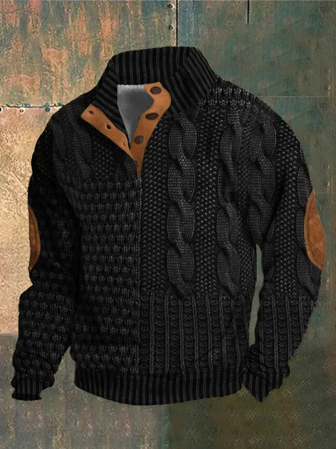 LAURENT MONACO | PULLOVER CHAUD À MOTIF
