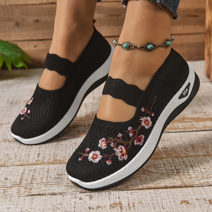 ROUSSEL PARIS | BASKETS FLORALE EMBROIDÉES POUR FEMMES