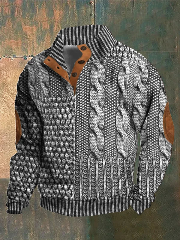 LAURENT MONACO | PULLOVER CHAUD À MOTIF